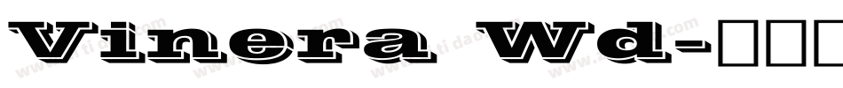 Vinera Wd字体转换